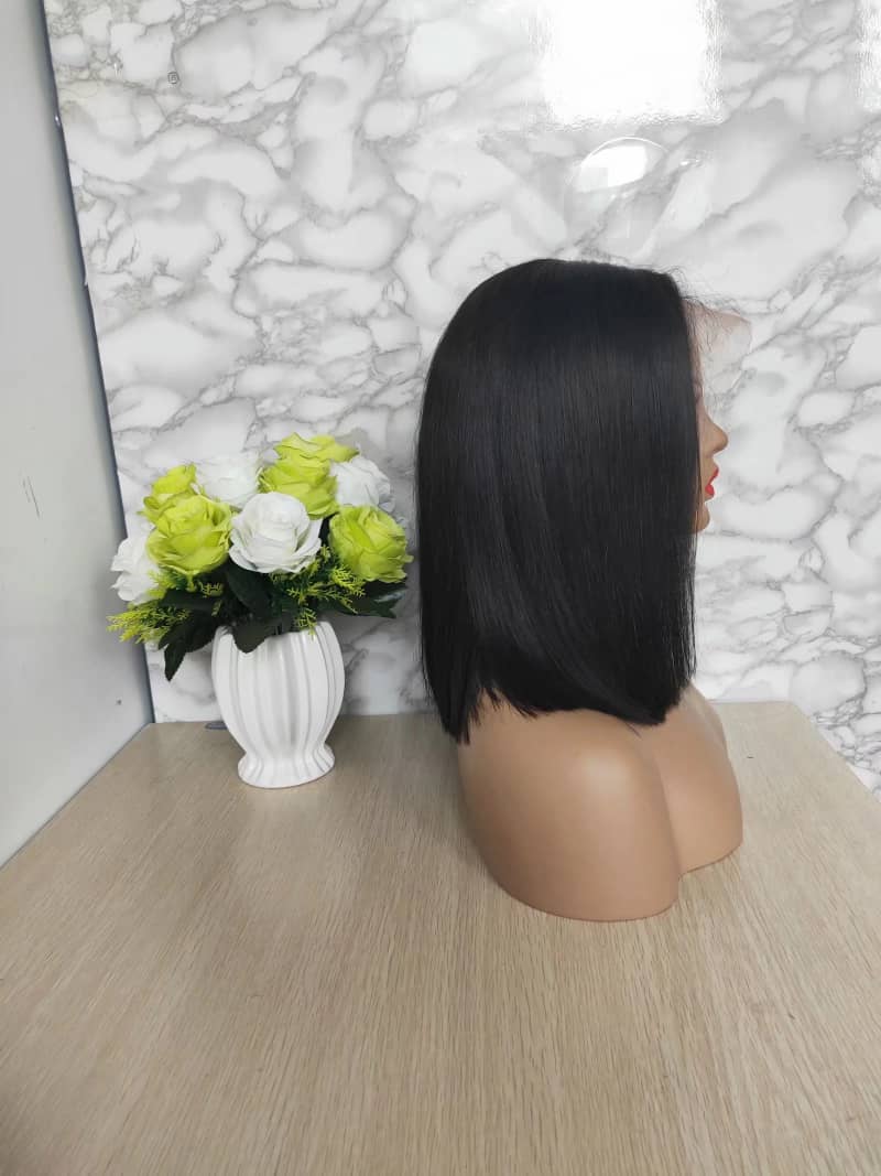 14 inch Invisible HD Lace Front Bob Wig